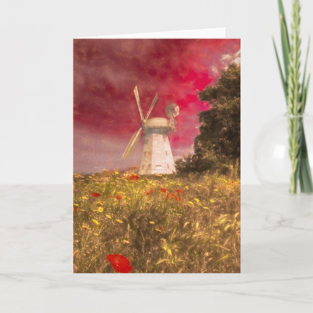 Tarjeta Windmill Dreams Art Vista (Anverso)