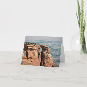 Tarjeta Window Rock, Monumento Nacional de Colorado, Color