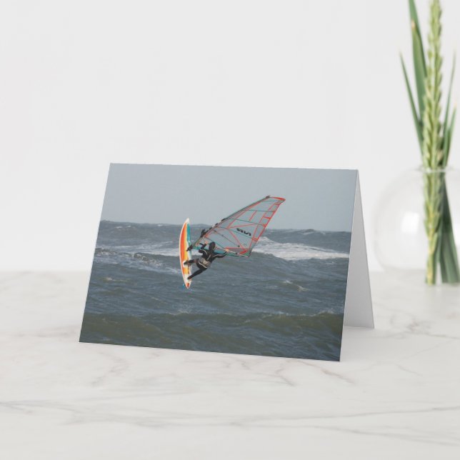 Tarjeta Windsurfer - Jytland del norte, Dinamarca (Anverso)