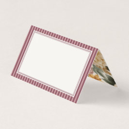 Tarjeta Wine Vineyard Club Old Money Striped Place Cards