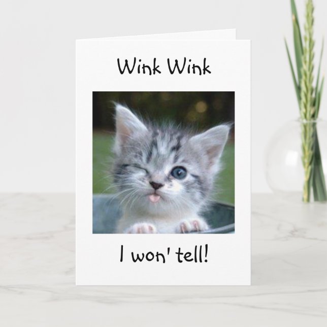 TARJETA WINK WINK NO TE DIRÉ TU EDAD (Anverso)