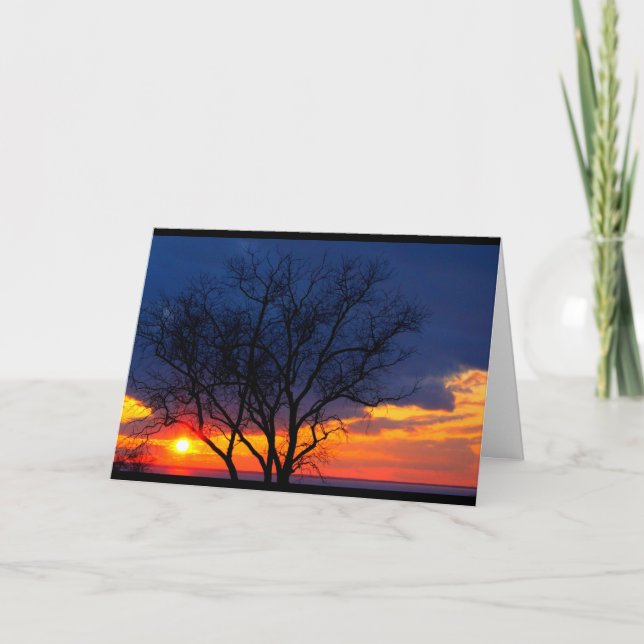 Tarjeta Winnebago del lago que piensa en usted (Anverso)