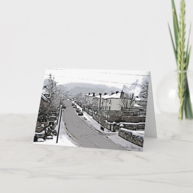 Tarjeta Winney Hill, Harthill con Woodall. (Anverso)