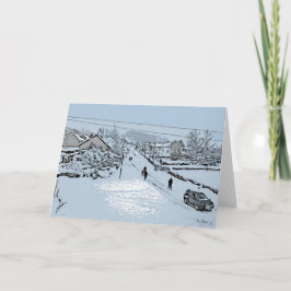 Tarjeta Winney Hill, Harthill con Woodall.