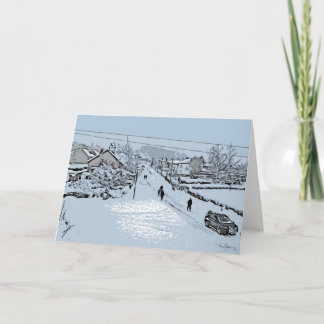 Tarjeta Winney Hill, Harthill con Woodall.