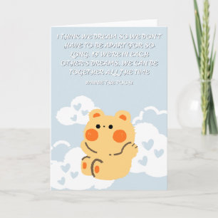 Tarjeta Winnie Pooh