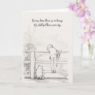 Tarjeta Winnie-the-Pooh No Rush