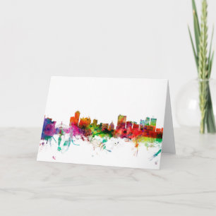 Tarjeta Winnipeg Canada Skyline