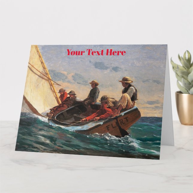 Tarjeta WInslow Homer American Art (Planta pequeña)