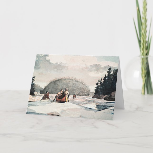 Tarjeta Winslow Homer, Ile Malin (Anverso)