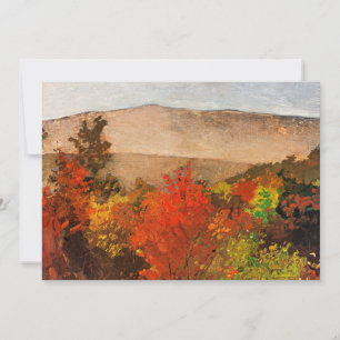 Tarjeta Winslow Homer - Otoño Treetops,