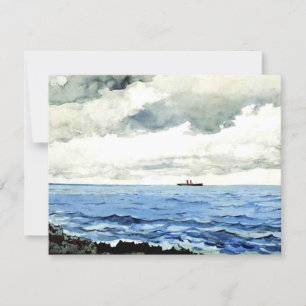 Tarjeta Winslow Homer, pintura, Bermudas