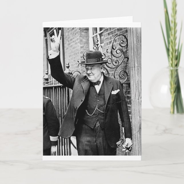 Tarjeta Winston Churchill (Anverso)