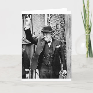 Tarjeta Winston Churchill