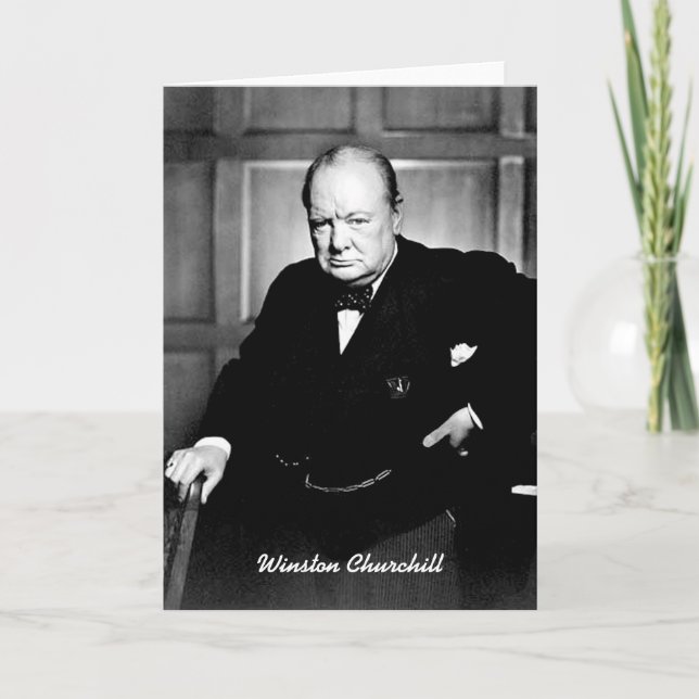 Tarjeta Winston Churchill (Anverso)