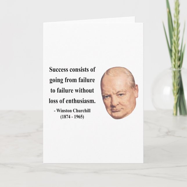 Tarjeta Winston Churchill Cita 5b (Anverso)
