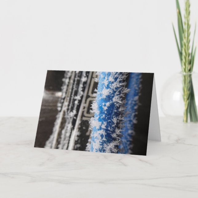Tarjeta Winter Frost Notecard (Anverso)