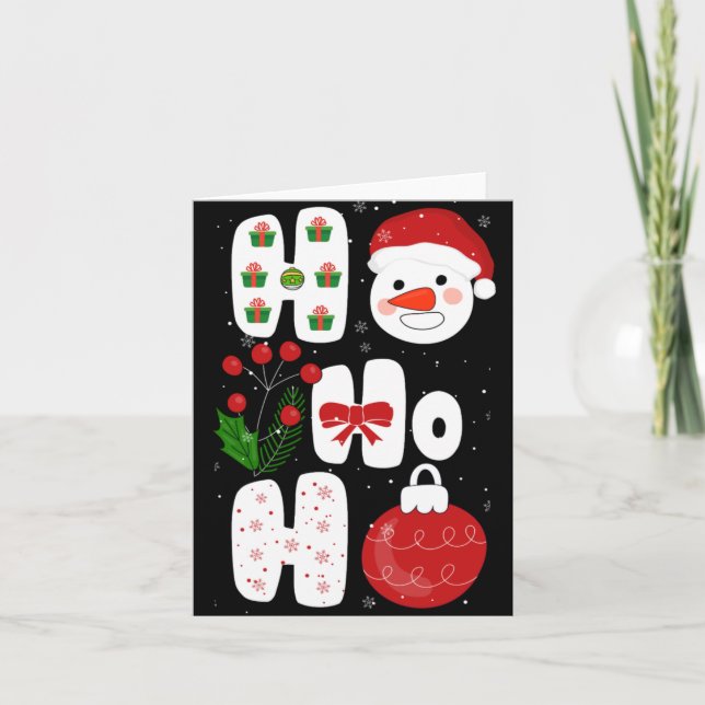 Tarjeta Winter Magic Design Retro Winter Christmas Vector  (Anverso)