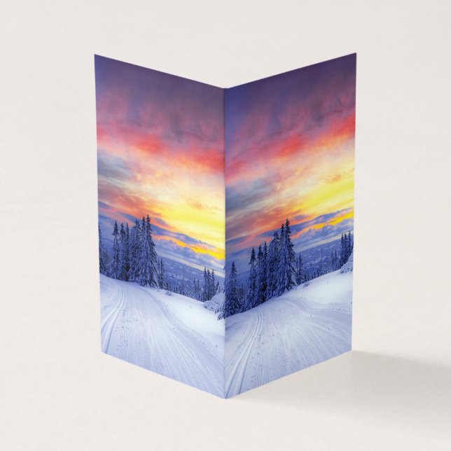Tarjeta Winter scenery   (Exterior)