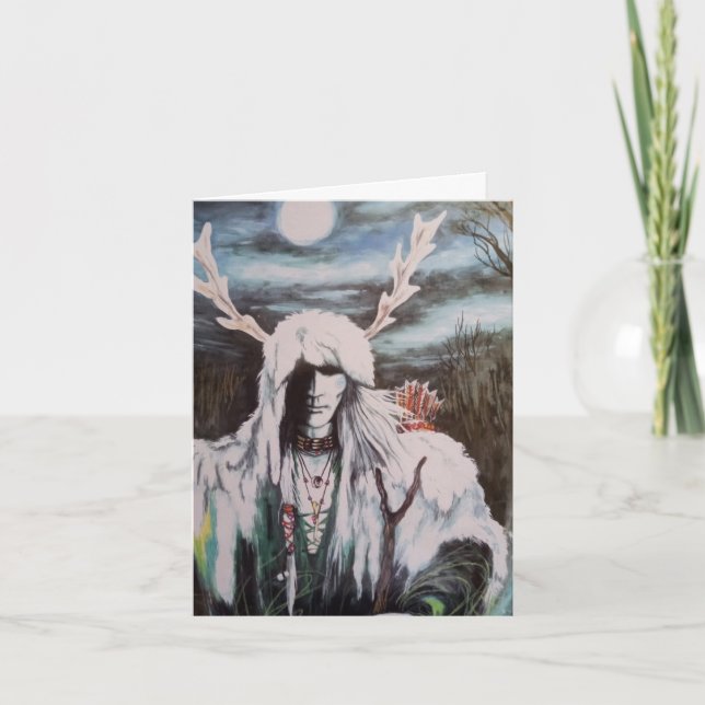 Tarjeta Winter shaman (Anverso)