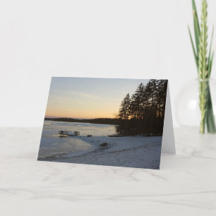 Tarjeta Winter Sunset