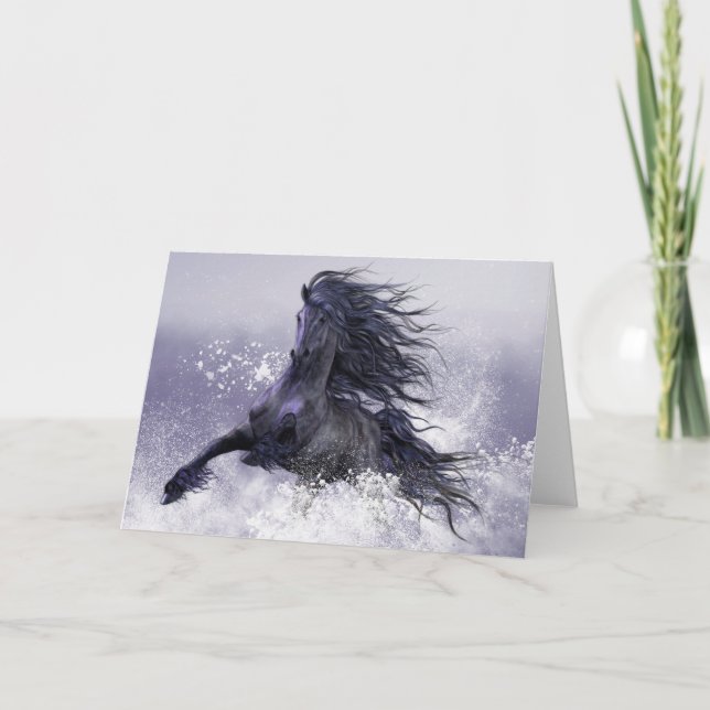 Tarjeta Winter Thunder Notecard (Anverso)