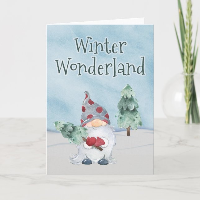 Tarjeta Winter Wonderland (Anverso)