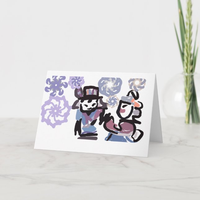 Tarjeta Winterland love (Anverso)