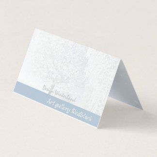 Tarjeta Wintertraum Winterland Schnee Baum