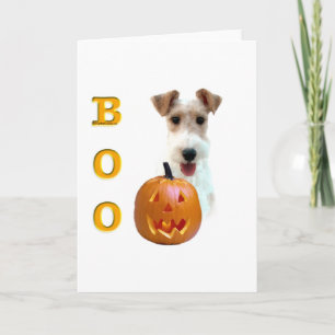 Tarjeta Wire Fox Terrier Boo