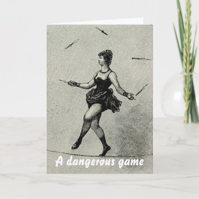 Tarjeta wirewalker/malabarismo (Anverso)