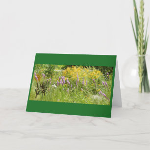 Tarjeta Wisconsin Prairie Garden Blank