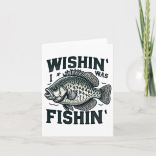 Tarjeta Wishin Estaba Pescando A Mujeres Hombres Pescado G
