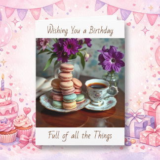 Tarjeta Wishing You a Birthday of all the Things You Love