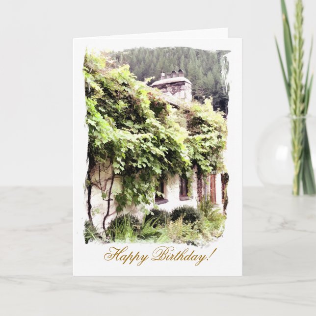 TARJETA WISTERIA COTTAGE (Anverso)