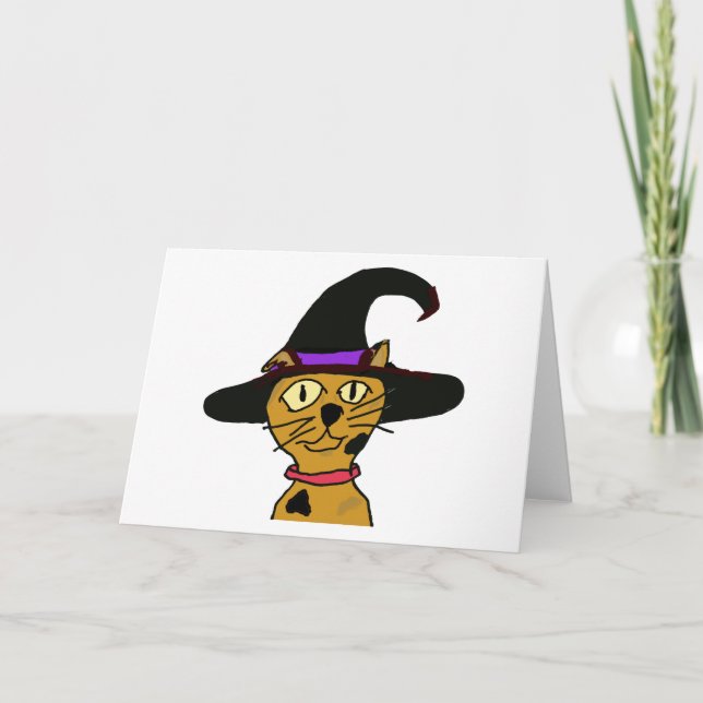 Tarjeta Witch Kitty (Anverso)