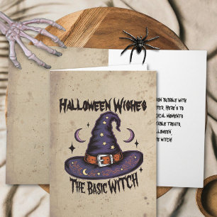 Tarjeta Witchy Whimsy Charm Witch Basic Halloween