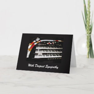 Tarjeta With Deepest Sympathy, Ancient Organ