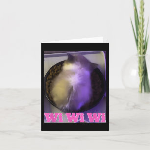 Tarjeta Wiwiwi Cat Meme