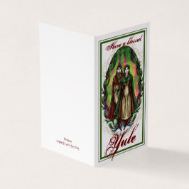 Tarjeta Woden & Fríge: Saludos a Yule