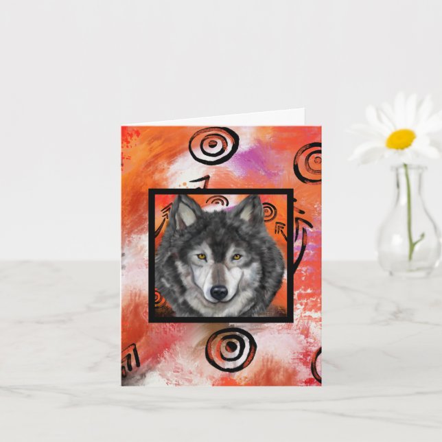 Tarjeta Wolf Art (Planta pequeña)