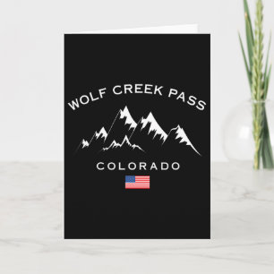 Tarjeta Wolf Creek P Estación de Esquí Montañas Rocosas de