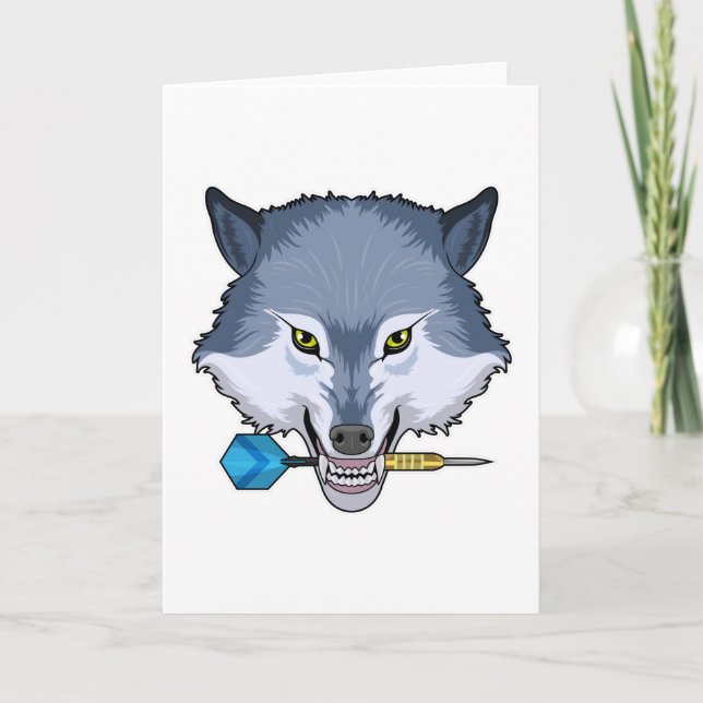 Tarjeta Wolf en Darts con Dart (Anverso)