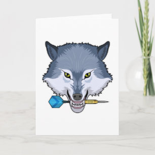 Tarjeta Wolf en Darts con Dart