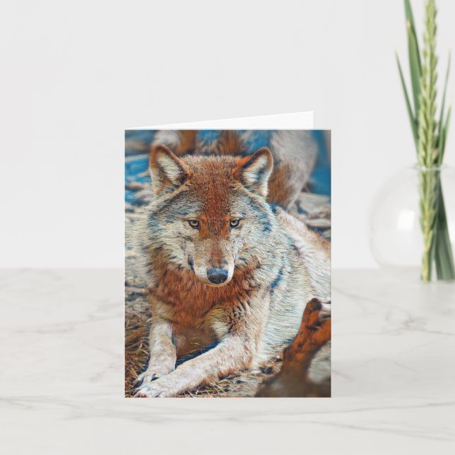 Tarjeta Wolf Greeting (Anverso)