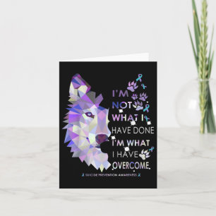 Tarjeta Wolf Im Lo Que He Superado La Prevención Del Suici