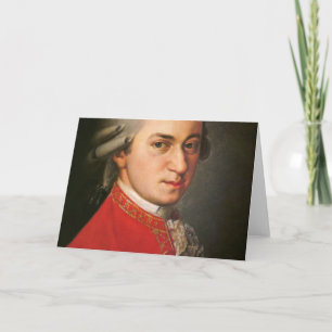Tarjeta Wolfgang Mozart