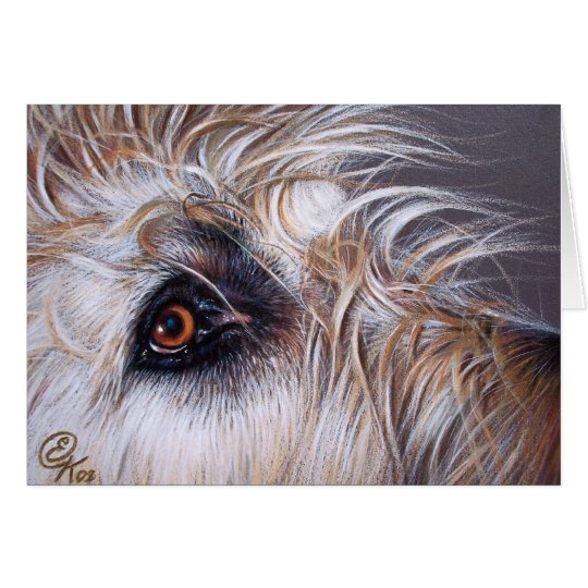 Tarjeta Wolfhound irlandés