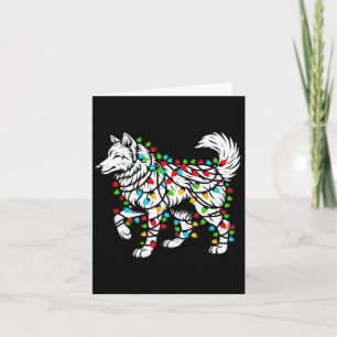 Tarjeta Wolfs Tree Navidades Sweater Xmas Mascota Animal W