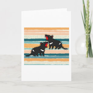 Tarjeta Wombat Australia aburre a los animales